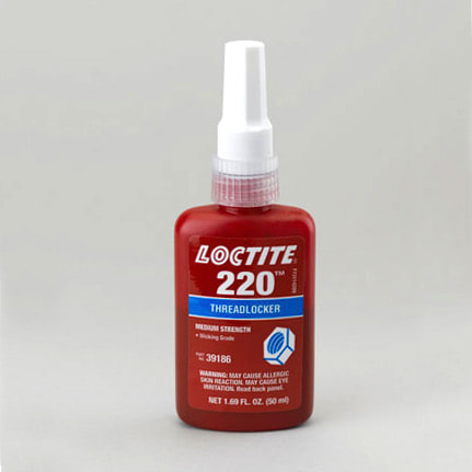 漢高樂(lè )泰 220 Threadlocker 藍色 50毫升 瓶裝