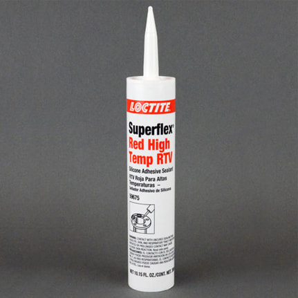 漢高樂(lè )泰 Superflex 596 RTV高溫有機硅密封膠 紅色 300毫升 卡筒包裝