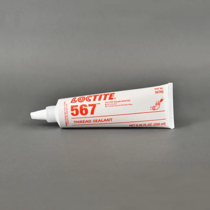 漢高樂(lè )泰 567螺紋密封膠PST管道密封膠 白色 250毫升 軟管包裝